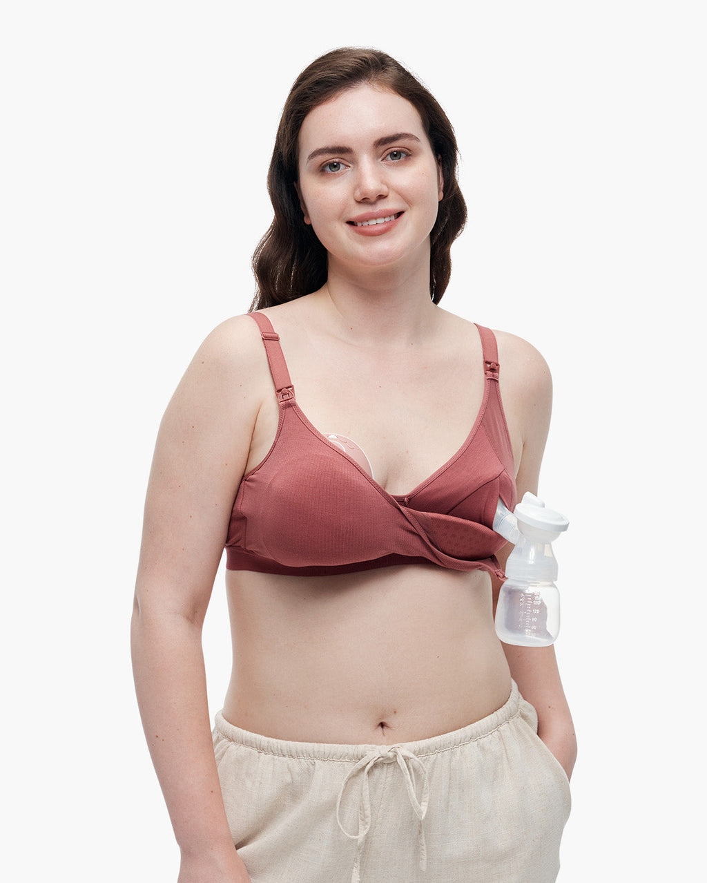 Tencel™ Fabric Seamless Breast Pump Bra