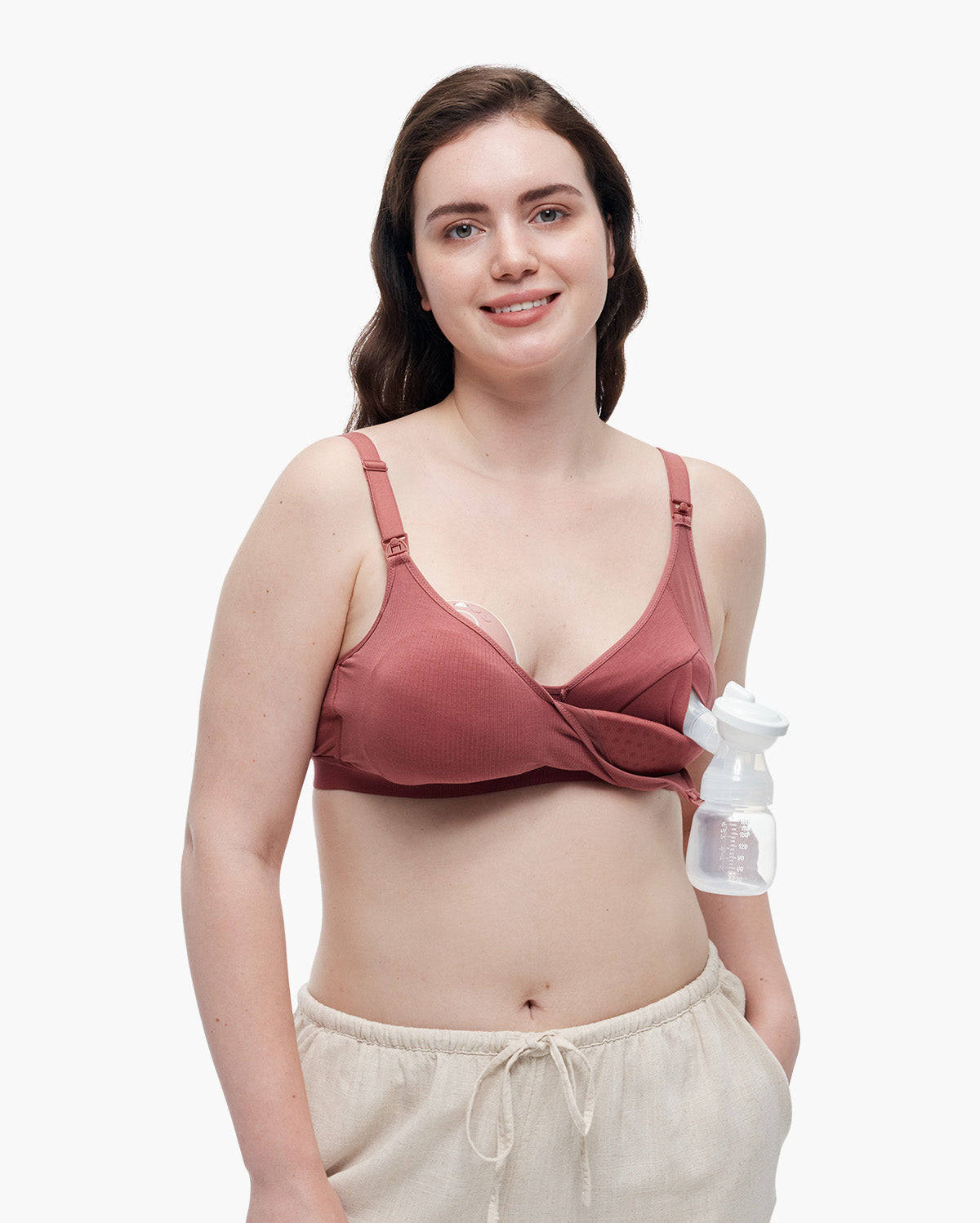 Tencel™ Fabric Seamless Breast Pump Bra