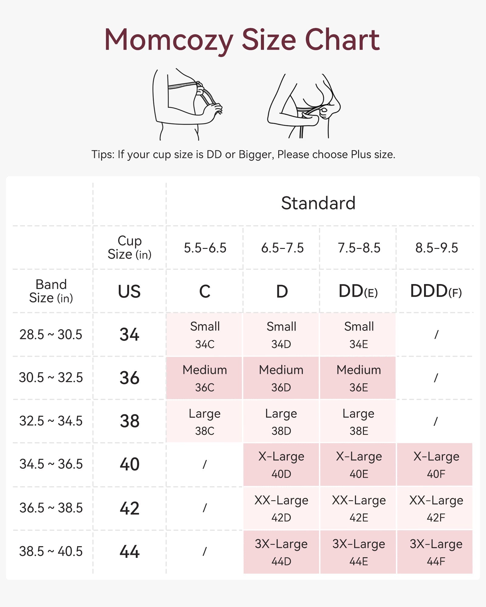 Momcozy Hands-Free Pumping Bra All-in-One with Fixed Padding