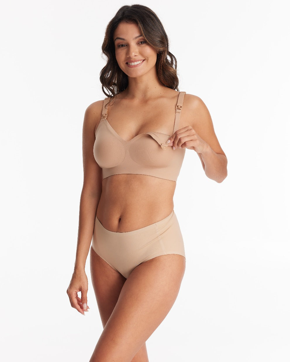 Ultra Soft Seamless Nursing Bra YN21 - Designed for M5 Pump