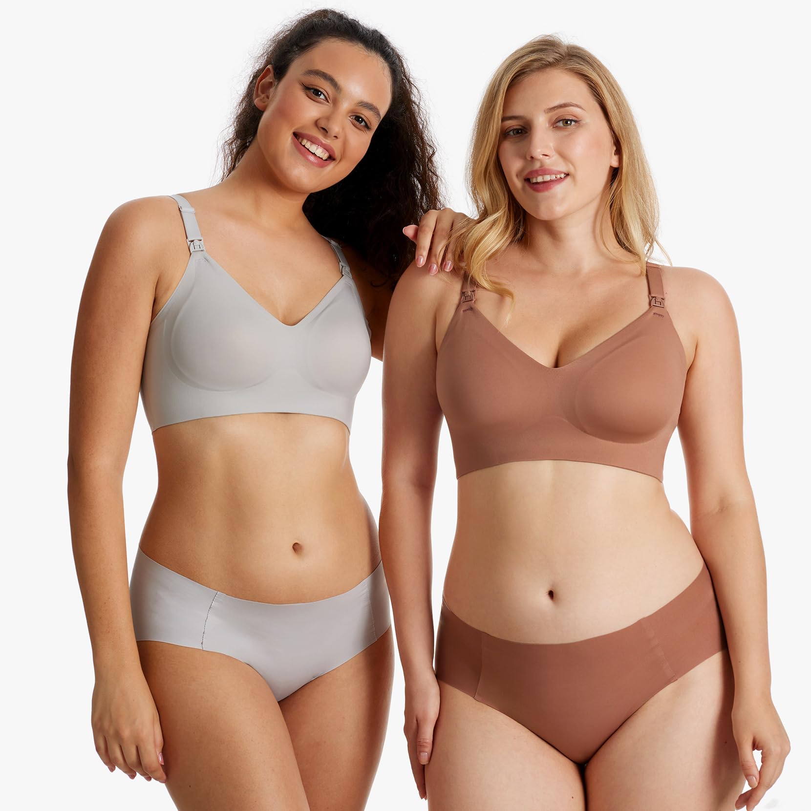 Ultra Soft Seamless Nursing Bra YN21 - Designed for M5 Pump