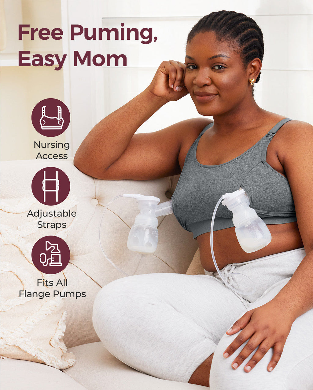 The Original: Our Basic Pumping Bra - YN08