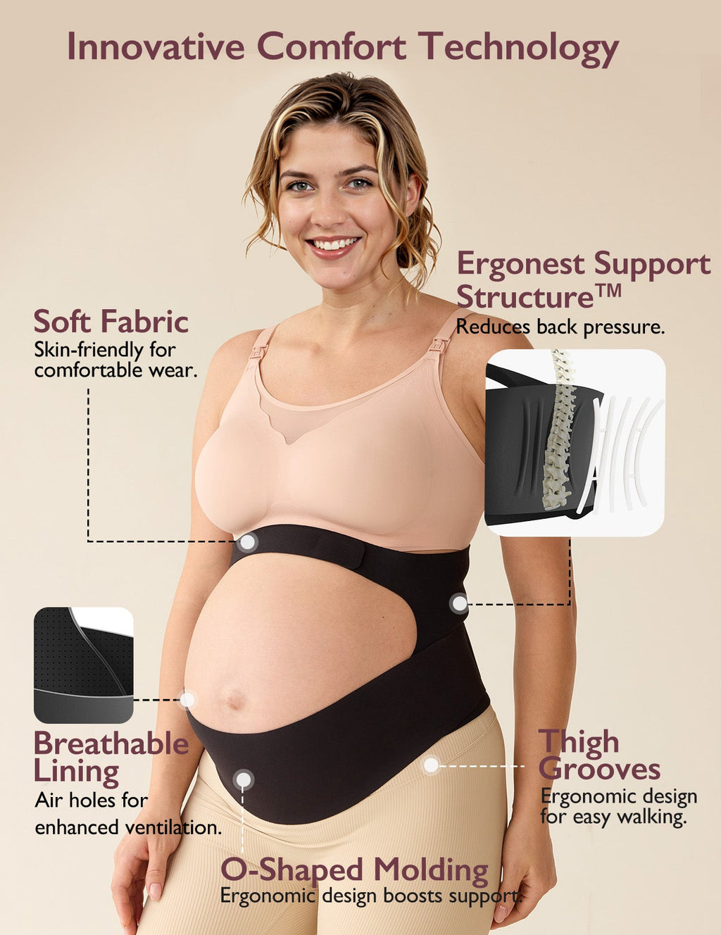 Postpartum Recovery Bundle: Ergonest Belly Band and Postpartum Petite Belly Band