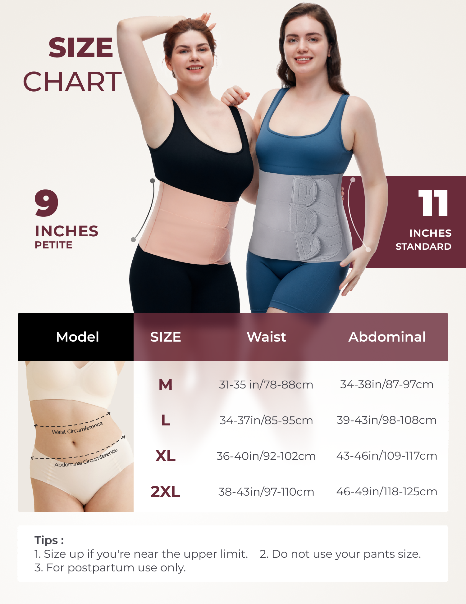 Postpartum Recovery Bundle: Ergonest Belly Band and Postpartum Petite Belly Band