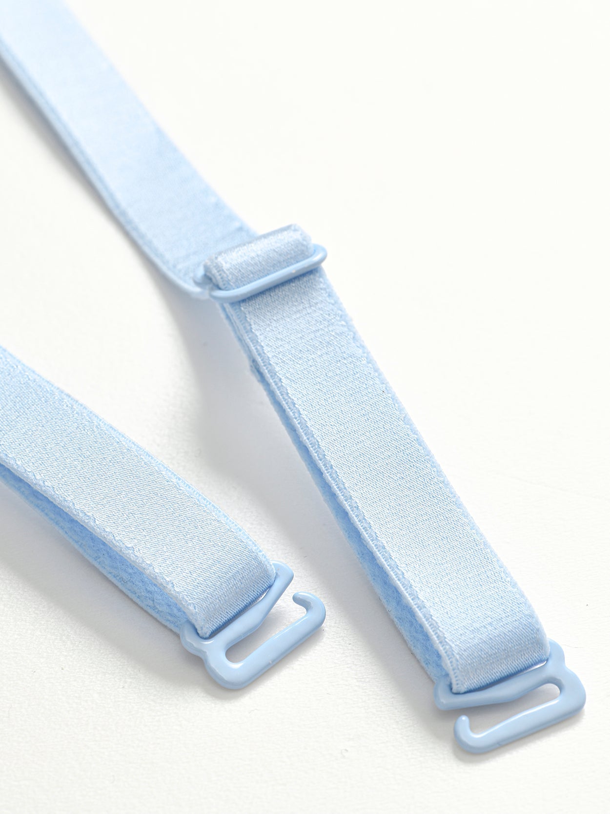 Floral Lace Embroidery Push Up Bra Blue