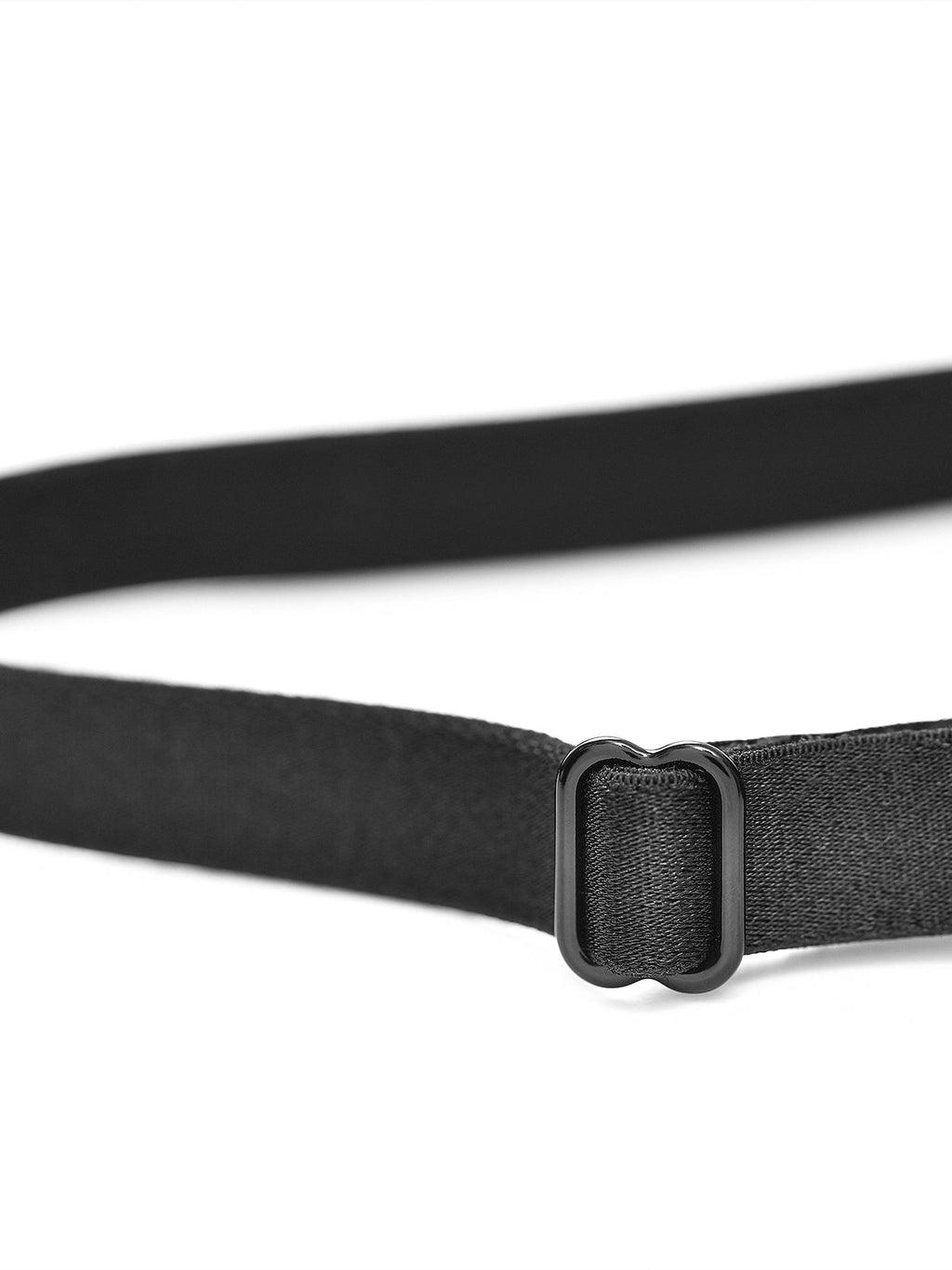 Floral Lace Embroidery Push Up Bra Black