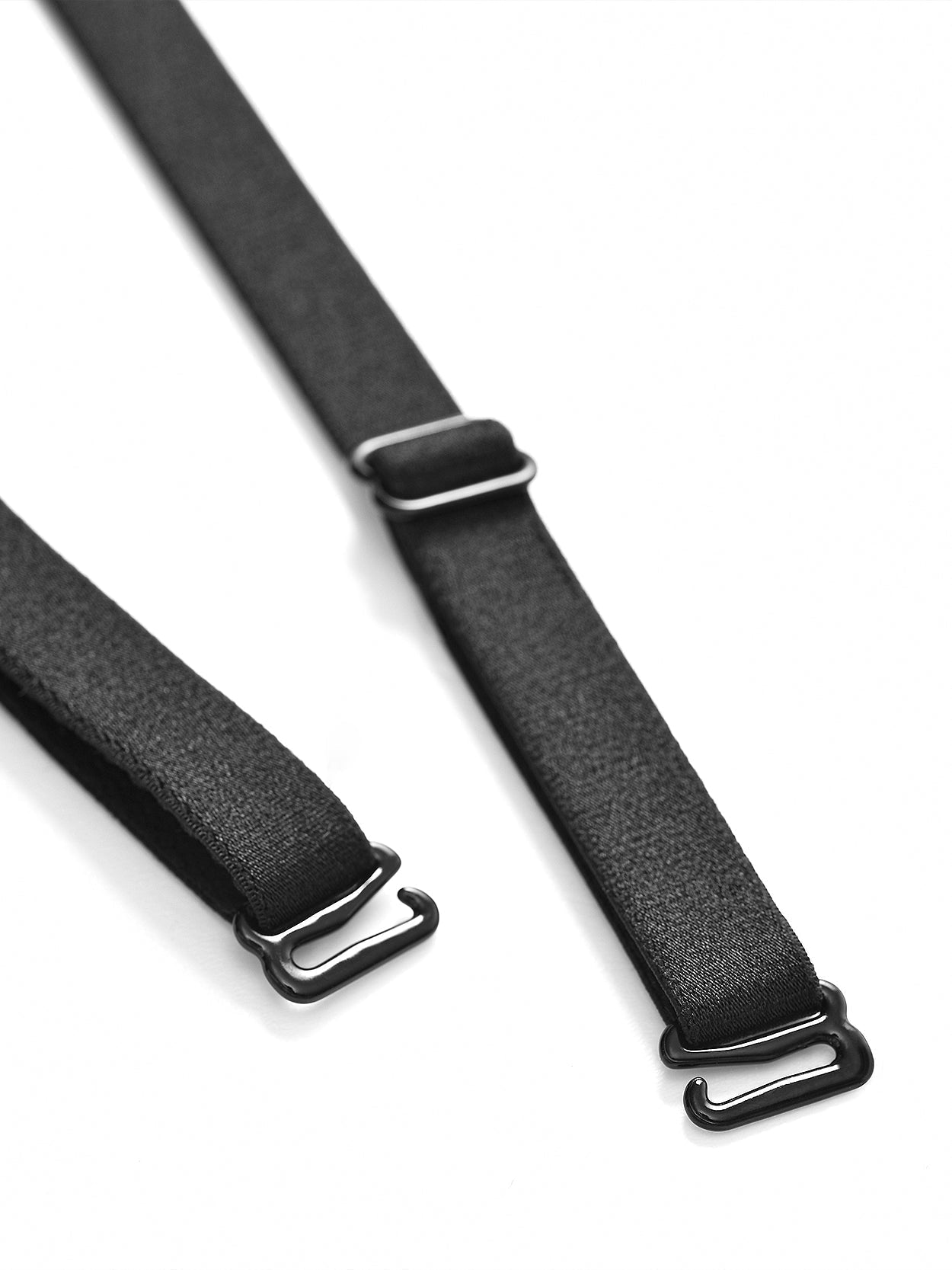 Floral Lace Embroidery Push Up Bra Black