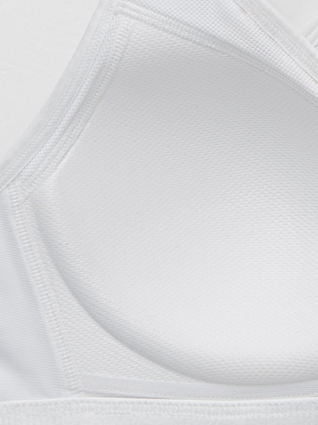 High Impact Sparkly Padded Racerback Sports Bras White