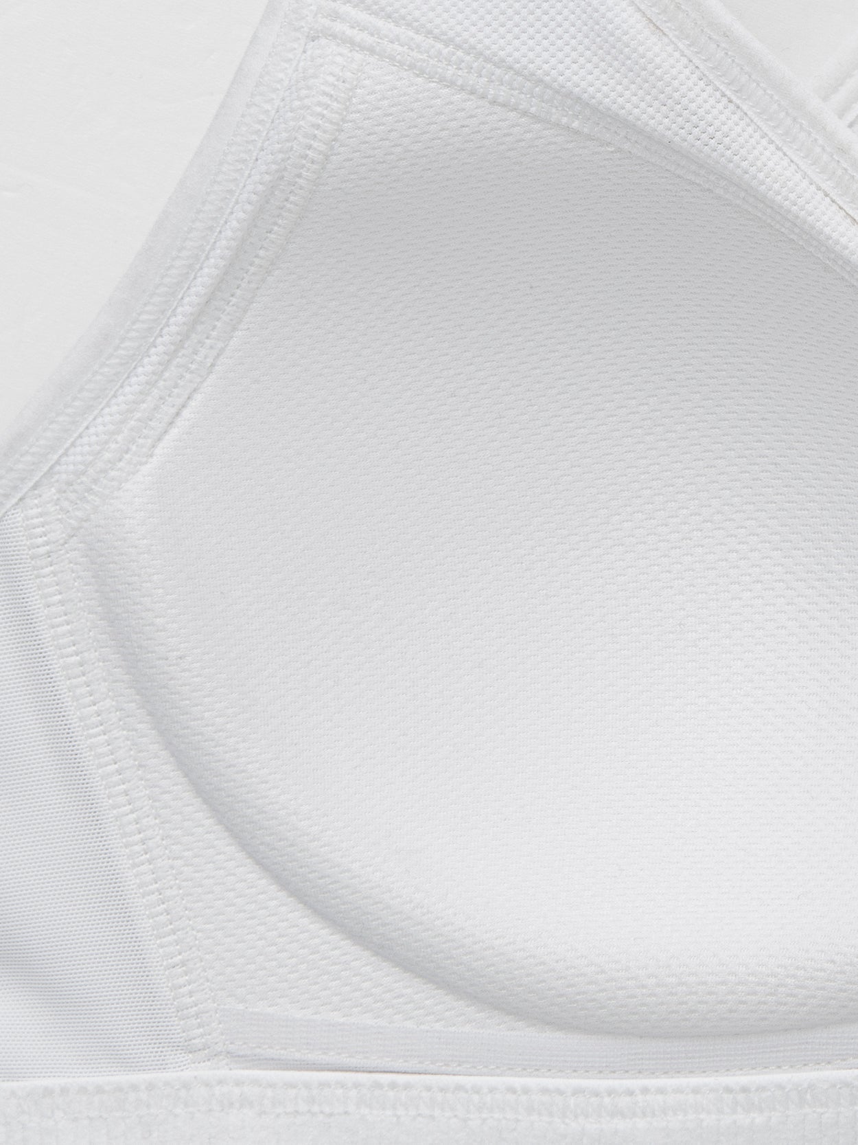 High Impact Sparkly Padded Racerback Sports Bras White