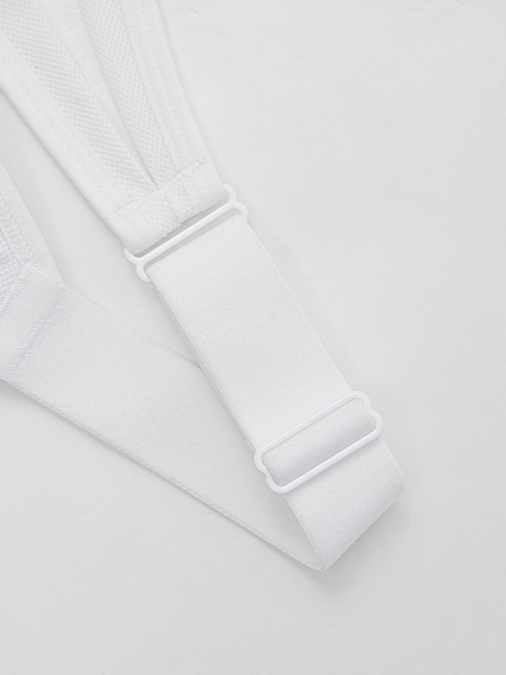 High Impact Sparkly Padded Racerback Sports Bras White