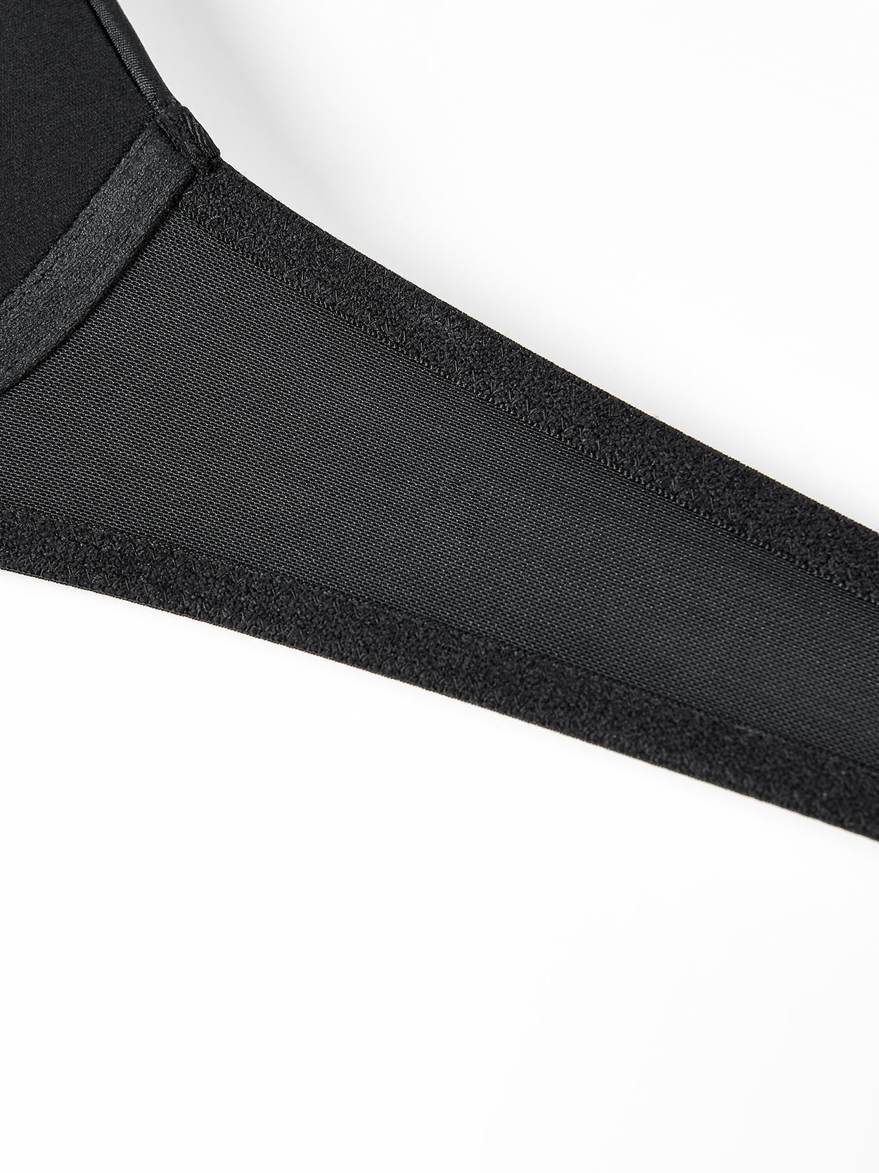 Push Up Deep V Plunge Underwire T-Shirt Bra Black