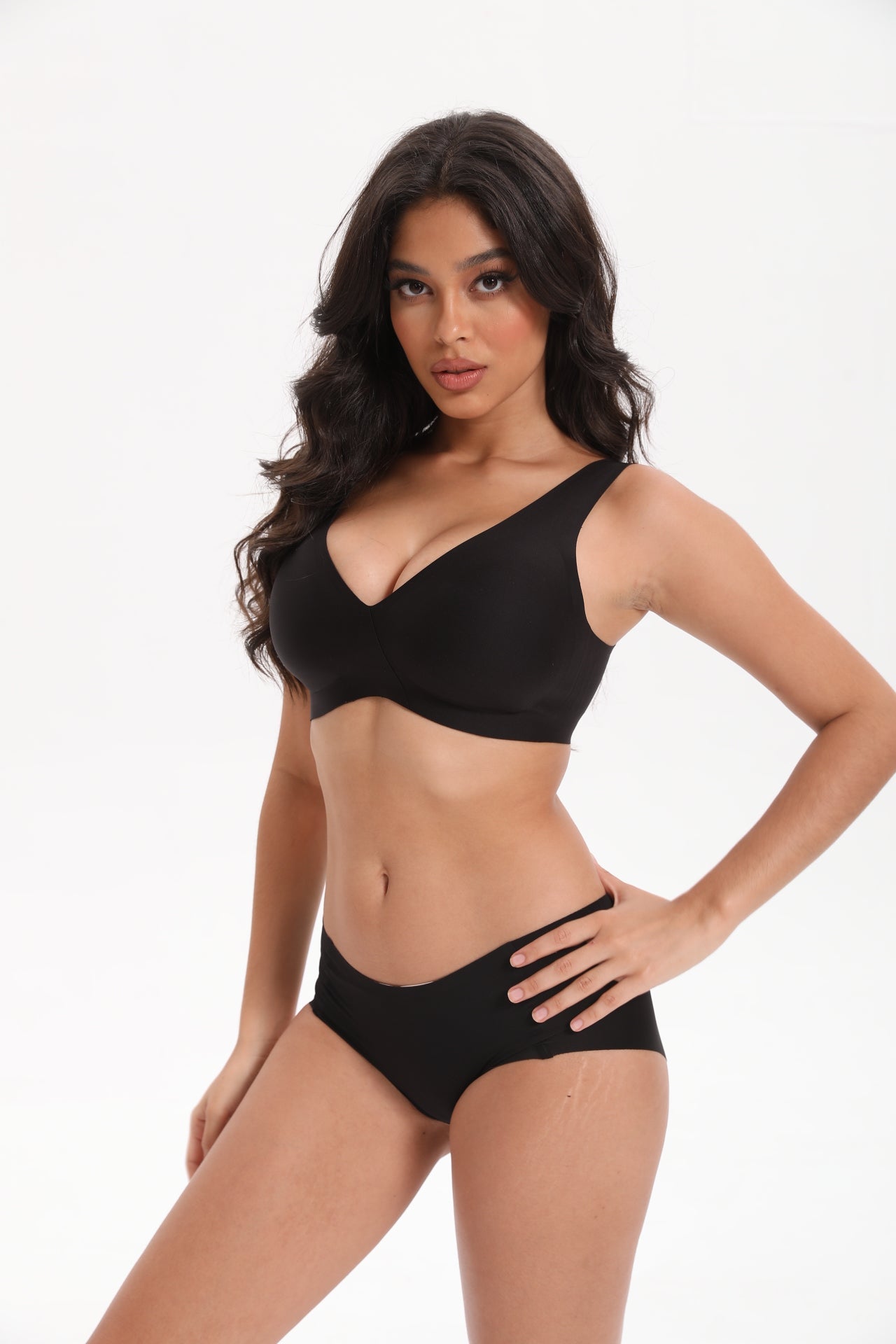 Seamless T-Shirt Sports Bra with Wireless Push-Up Lift | WingsLove Value Essential