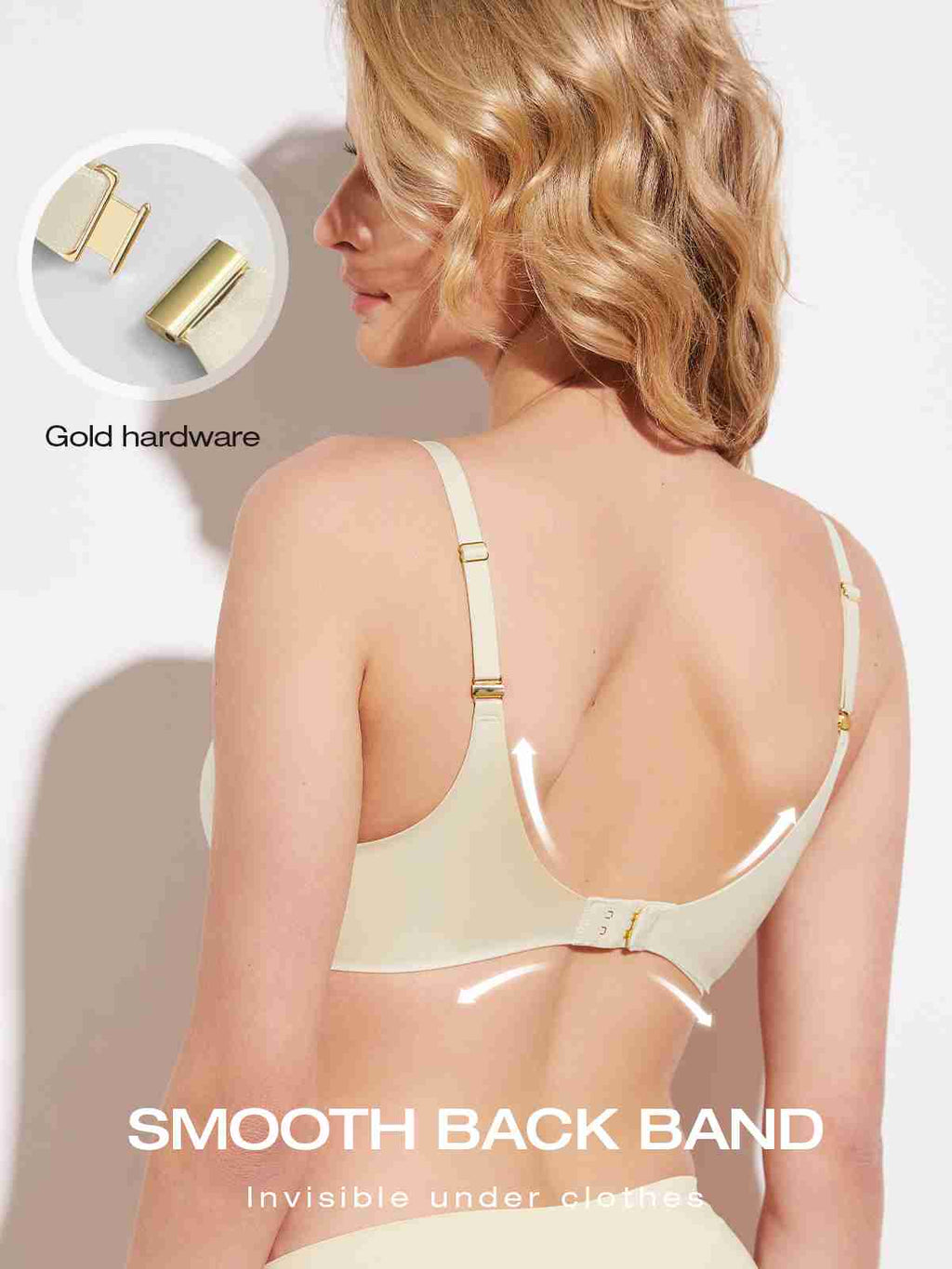 Super Padded T-Shirt Bra Add Two Cups Nude