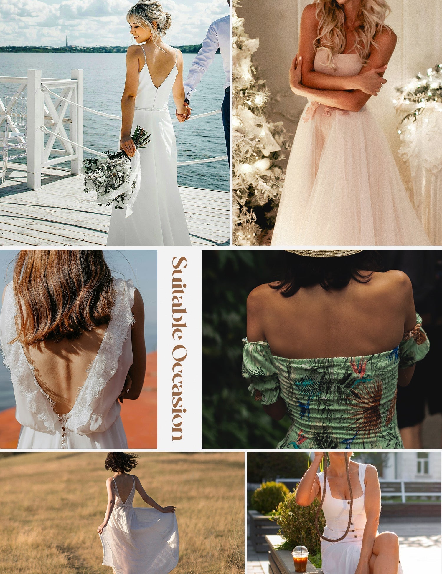 Women's Deep V Pluless Bra Multiway Push Unge Strapp Low-Cut Bras Wireless Red Carpet Clear Back Milk Coffee