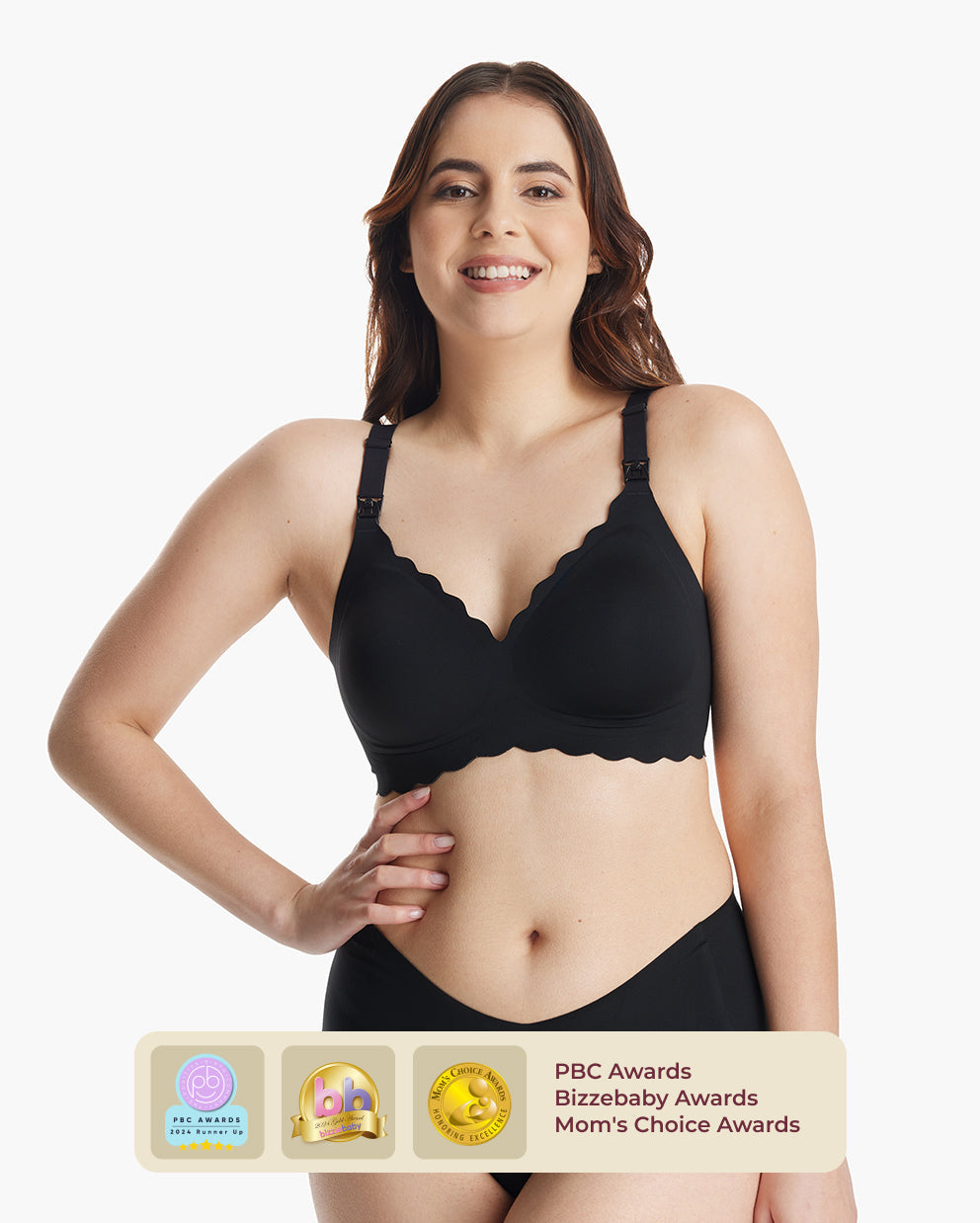 Jelly Strip Seamless Nursing Bra YN46 - Designed for M9 Pump